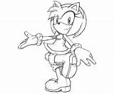 Coloring Amy Sonic Pages Rose Generations Hammer Printable Giant Surfing Another Library Clipart Popular Top sketch template