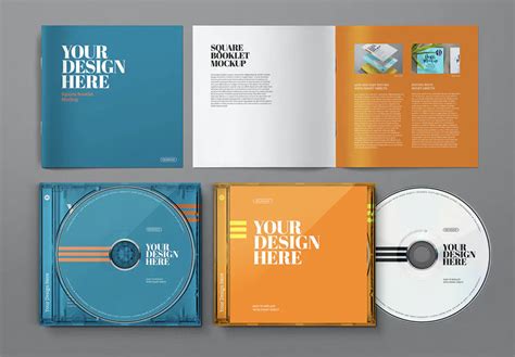 cd booklet template