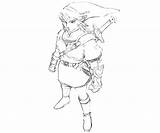 Pages Coloring Link Zelda Getcolorings sketch template