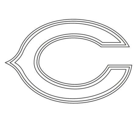 chicago bears nfl american football teams logos coloring pages