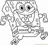 Spongebob Squarepants Printable Coloringpages101 Colorings sketch template