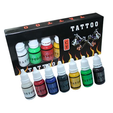 tattoo inks  colors mlbottle tatto pigment inks set  body tattoo