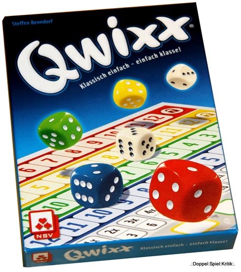 doppelspielkritik rezension qwixx von nuernberger spielkarten