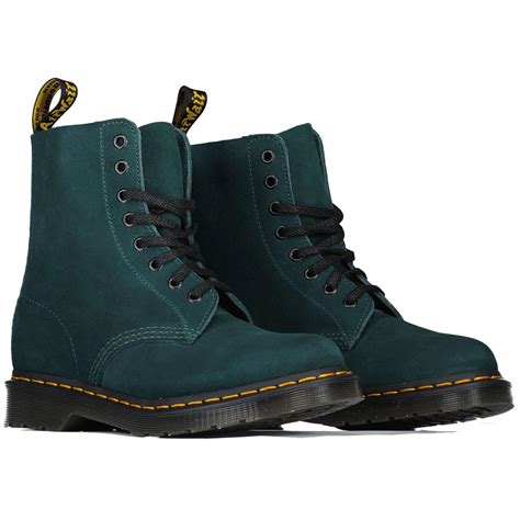 dr martens  pascal suede mens boots  racer green