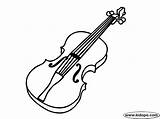 Violin Coloring Pages Line Drawing Popular Getdrawings sketch template