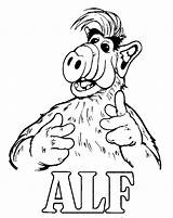 Alf Coloring Pages Coloringpages1001 sketch template