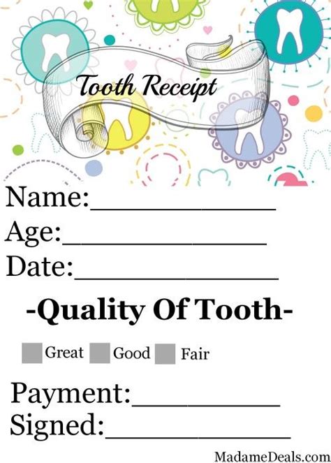 template   printable customizable tooth fairy letter