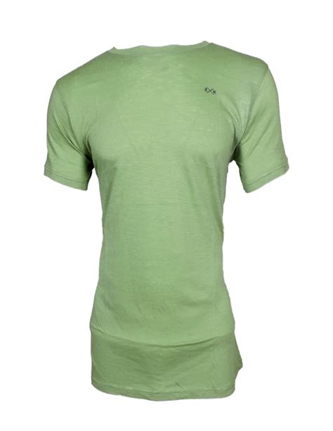 light green plain  neck  shirt