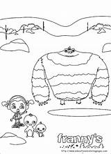 Feet Coloring Franny Pages Frannys Kids Printable sketch template