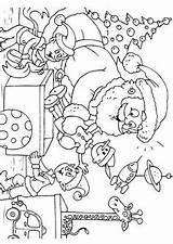 Coloring Malebøger Jule Malebog Pages Santa sketch template