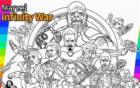 avengers infinity war printable coloring pages