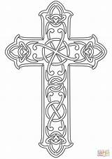 Coloring Celtic Cross Pages Adults Mark Printable Clip Color Designed Supercoloring Adult Template Via Clipground sketch template