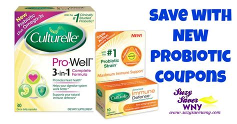 coupons save     culturelle probiotics