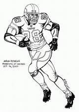 Coloring Pages Adrian Peterson Popular sketch template