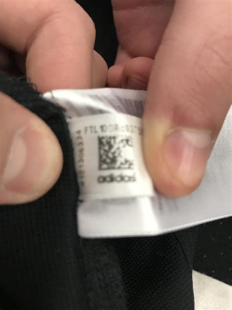 qr code   adidas sweater   small   scanned rcrappydesign