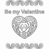 Valentine Adults sketch template
