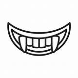 Fangs Tooth Denti Vampiri Dentate Webontwerp Tanden Doeleinden Dents Vormgeving Segno Interfaccia Piani Dentista sketch template