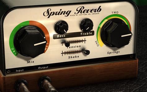 spring reverb softube spring reverb audiofanzine