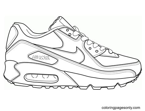 nike air force  coloring pages coloring home
