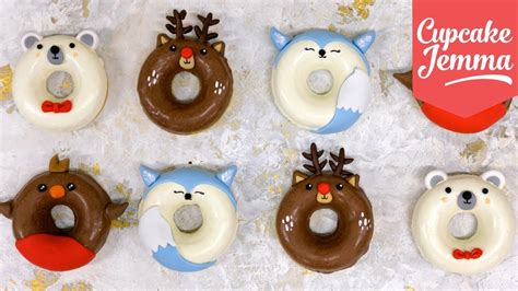 Super Cute Christmas Doughnuts Cupcake Jemma Closed