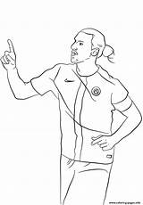 Coloring Pages Soccer Zlatan Ibrahimovic Printable Print Colorear Players Para Color Colorir Bale Ibrahimović Google Gareth Da Leit Drawing Pdf sketch template