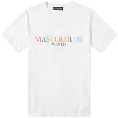 mastermind world coloured logo tee mastermind world