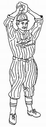 Cleveland Grover Alexander Coloring Baseball 1887 1950 Kids Pitchers sketch template