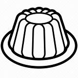 Jelly Pudding Dessert Clipart Sweet Drawing Cold Icon Candy Sugar Food Editor Open Getdrawings sketch template