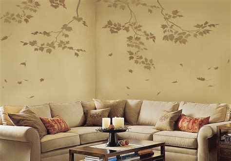 wall stencils sycamore branches pc kit reusable stencils  decals