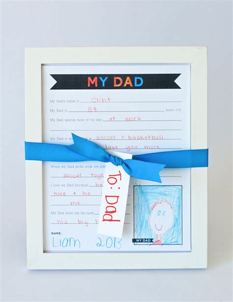 fathers day questionnaire fab   fathers day diy fathers