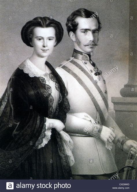 Emperor Franz Joseph I Of Austria With His Wife Elizabeth