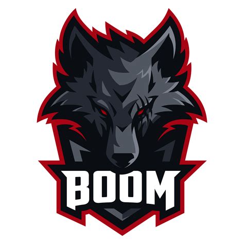 logo boom esports format vektor cdr eps ai svg png