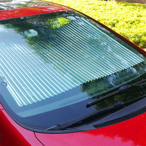 car window sunshade retractable folding windshield sunshade cover
