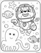 Paw Pages Patrol Coloring Startling Color Online sketch template