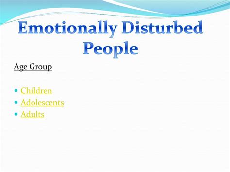 ppt emotionally disturbed people powerpoint presentation free
