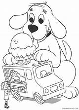 Coloring Clifford Pages Dog Red Big Printable Coloring4free Snoop Dogg Ice Cream Employ Some Kids Creative Time Wants Truck Children sketch template