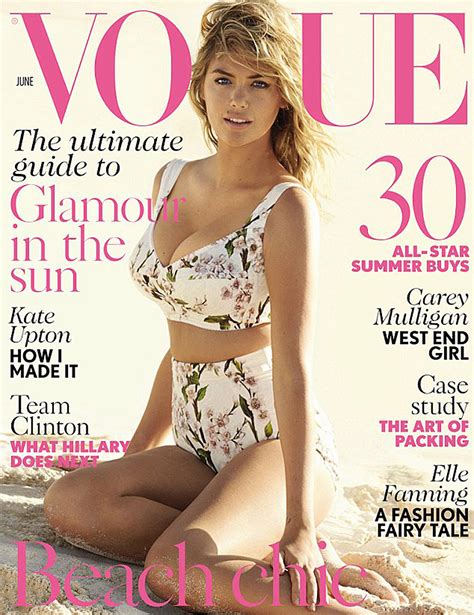Kate Upton Showed Her Curves And Big Boobs For Vogue