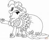 Pie Pinkie Pony Little Coloring Pages sketch template