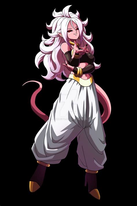 Android 21 Character Art From Dragon Ball Fighterz Gonna Be In My Team