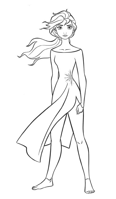 frozen  coloring pages  elsa youloveitcom