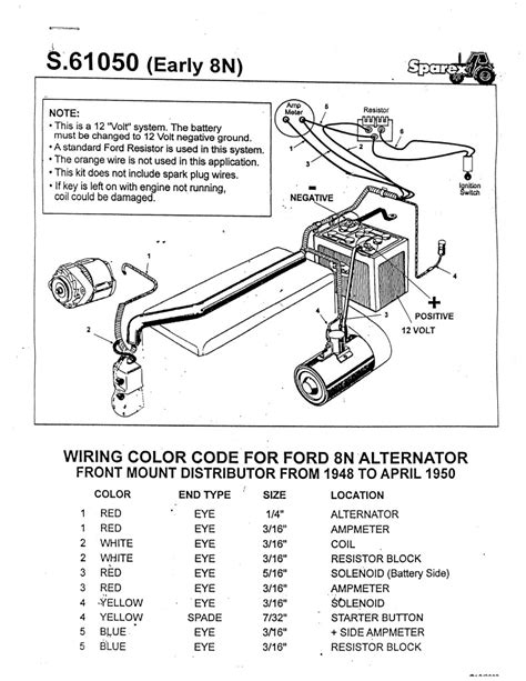 paintard  volt ford tractor wiring diagram