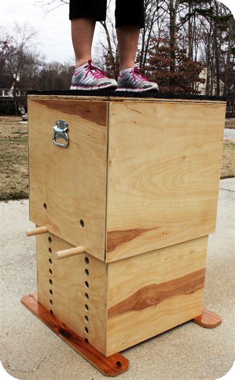 trendytoolbox adjustable wooden plyo box