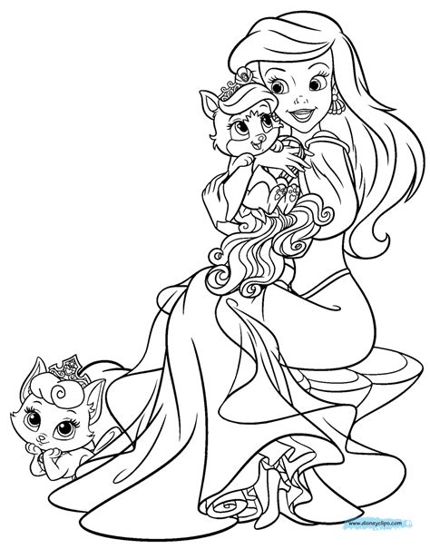 disney palace pets printable coloring pages disney coloring book