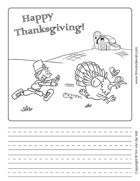printable thanksgiving writing paper