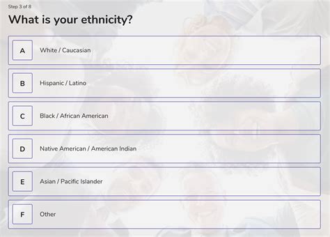demographic questions  quality survey