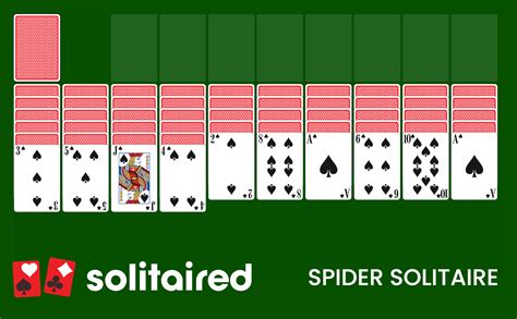 spider solitaire  suits play    solitairedcom