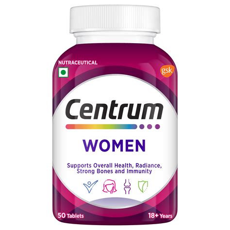 centrum multivitamin tablets  women centrum india