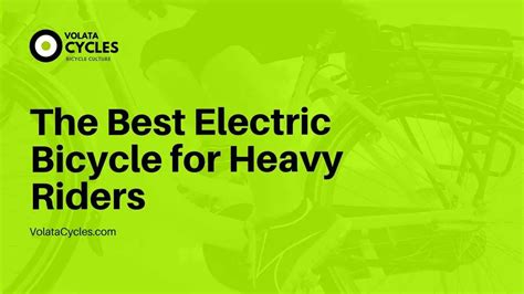 electric bicycle  heavy riders