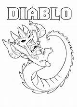 Colorir Livro Diablo Blizzard Desenhos sketch template