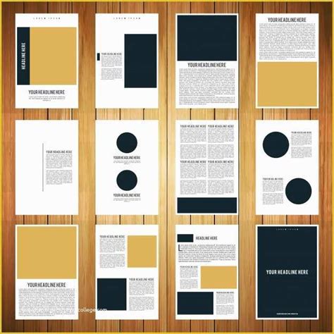 booklet template     page booklet template vector